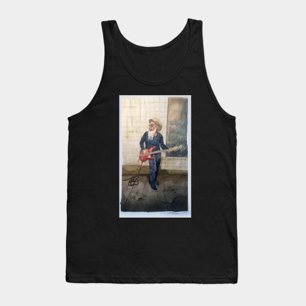 Street Performer art print Tank Top by Keithhenrybrown